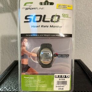 Solo Heart Rate Monitor - Black and Silver